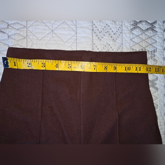 Ripley Rader Highwaist Wideleg Ponte Knit Pants Sz 4 Large - Picture 9 of 9